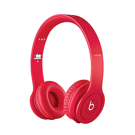 Beats by Dr. Dre Solo HD On Ear Headphones Red - Office Depot