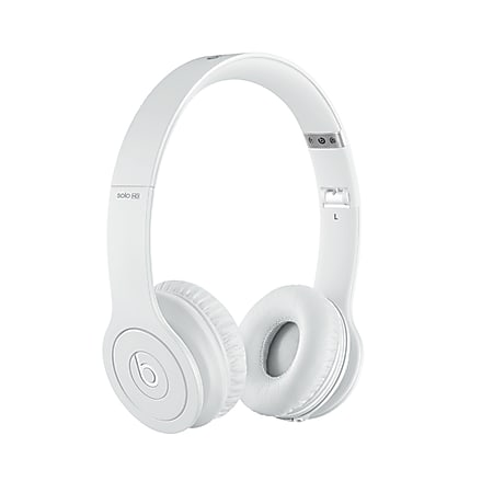 Beats by Dr. Dre Solo HD On Ear Headphones White - Office Depot