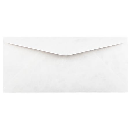 JAM Paper® #9 Tyvek Envelopes, Gummed Closure, White, Pack Of 50
