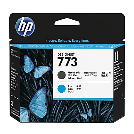 HP 773, (C1Q20A) Cyan/Matte Black Printhead HP 773, (C1Q20A) Cyan/Matte Black Printhead