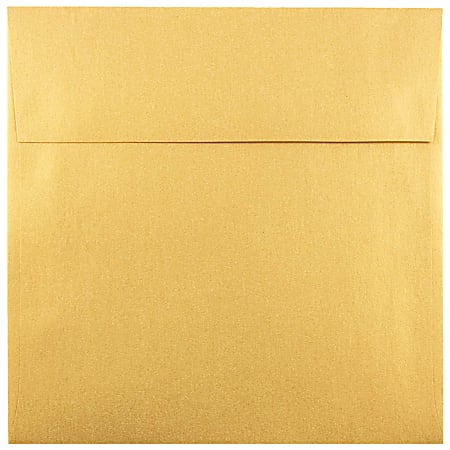 JAM Paper® Square Stardream Metallic Envelopes, 6" x