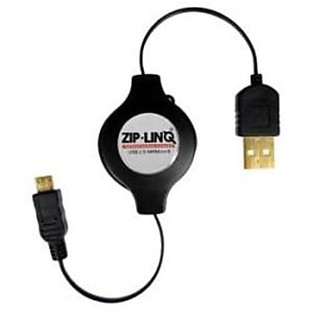 Cables Unlimited Ziplinq ZIPUSB2C10 USB Data Transfer Cable - 4 ft