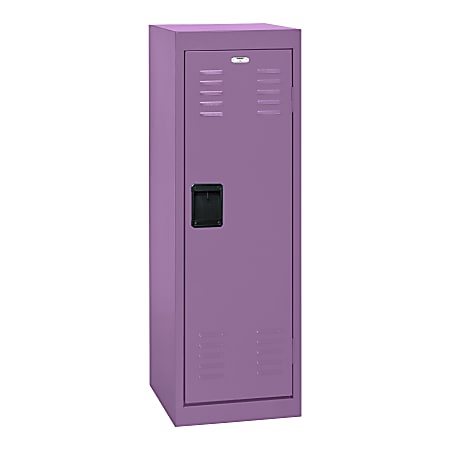 Sandusky Steel Locker, 48"H x 15"W x 15"D, Purple