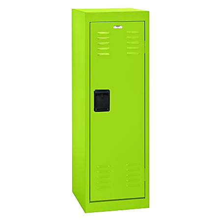 Sandusky Steel Locker, 48"H x 15"W x 15"D, Green
