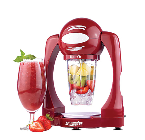 iGnite Upside Down Smoothie Blender Red Office Depot
