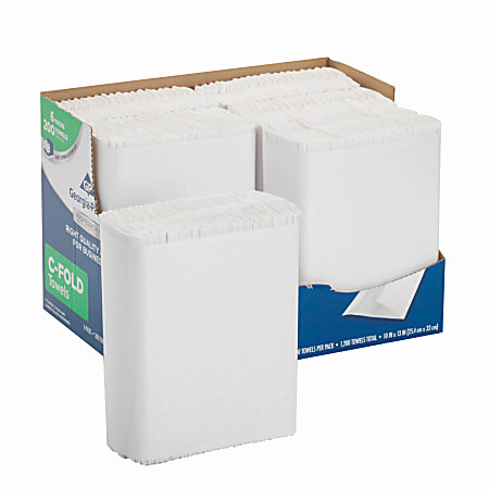 Dixie - Servilleta De Bebidas De 1 Capa Por GP PRO (Georgia- Pacific), Color Blanco, 1/4 Pliegue, 96019, 500 Servilletas Por Paquete, 8 Paquetes Por Caja, 4000 Unidades