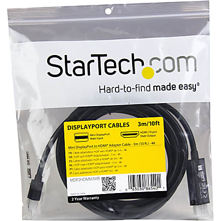 Cable adaptador DisplayPort a HDMI / VGA de StarTech.com