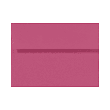 LUX Invitation Envelopes, #4 Bar (A1), Peel & Press Closure, Magenta, Pack Of 250