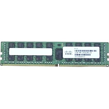 Cisco 32GB DDR4 SDRAM Memory Module - For Server - 32 GB (1x 32GB) - DDR4-2666/PC4-21300 DDR4 SDRAM - UCSMRX32G2RSH