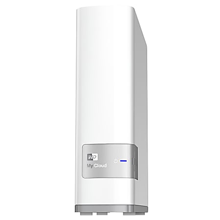 WD My Cloud™ 3TB Personal Cloud Storage Drive, RJ-45 Ethernet/USB 3.0, White