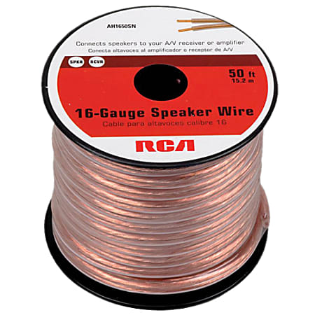RCA 16-guage Speaker Wire, 50'