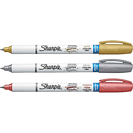 Sharpie Metallic Glitter Paint Markers Extra Fine Marker Point