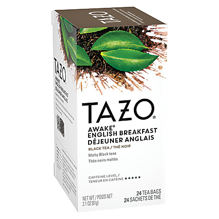 Tazo® Awake Tea Bags, 8 Oz, Box Of 24
