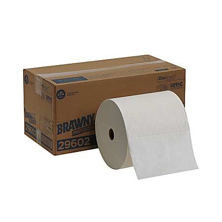 Brawny® Professional by GP PRO, 1-Ply, Pick-A-Size®, White,  2 Rolls Per Case, 690 Sheets Per Roll
