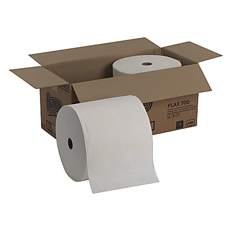 Brawny Industrial® FLAX 700 Heavy-Duty 1-Ply Paper Towels,