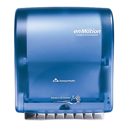 Georgia-Pacific enMotion® Wall Mount Automated Touchless Towel Dispenser, Splash Blue