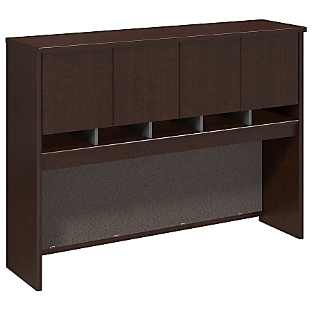 Bush Business Furniture Components Hutch 60"W, Mocha Cherry, Premium Installation