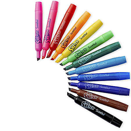Mr. Sketch Scented Washable Markers, 14 Assorted Colors & Scents, #MMMSSWA14