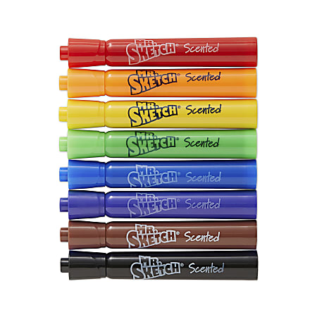 Mr. Sketch Scented Markers Assorted Colors Set Of 8 Office Depot