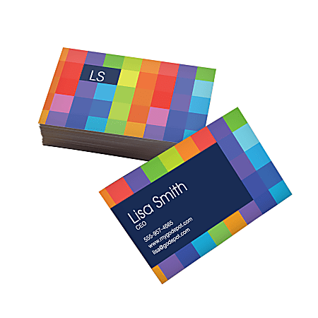 Business cards clearance office depot