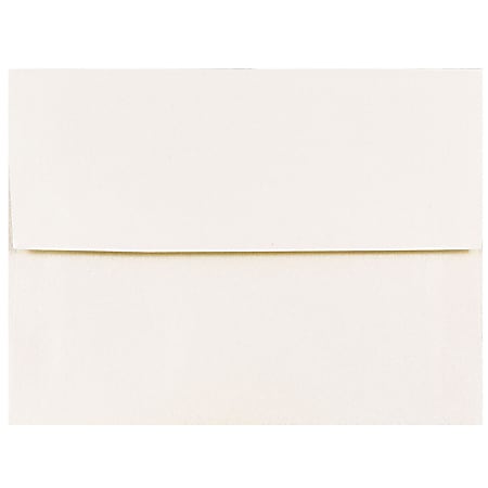 JAM Paper® Booklet Invitation Envelopes, A2, Gummed Seal, Stardream Metallic Opal, Pack Of 25
