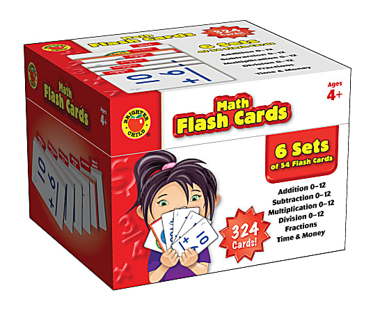 Brighter Child Math Flash Cards, Grades Pre-K - 1