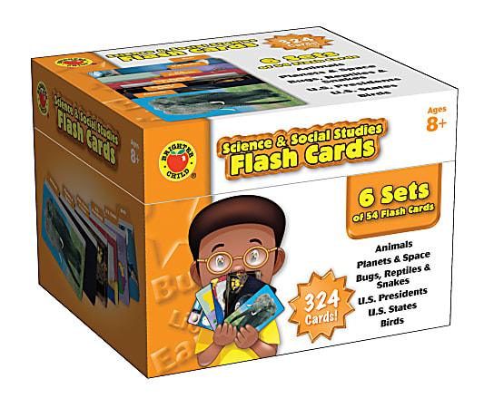 Brighter Child Science And Social Studies Flash Cards, Grades 3 - 5