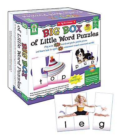 Key Education Big Box Of Little Word Puzzles, Grades K - 2