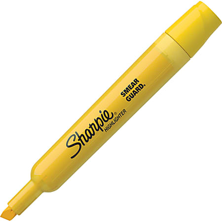 Sharpie Clear View Highlighters With Smear Guard – 12 Pack Yellow – 1912770