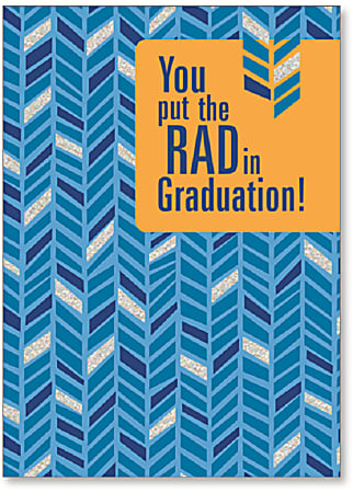 Viabella Graduation Greeting Card, Rad, 5" x 7",