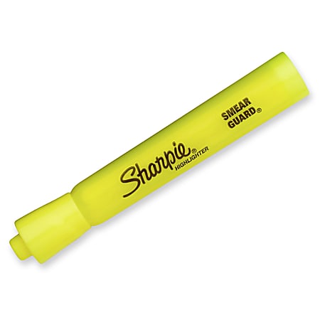 Sharpie Clear View Highlighters Yellow Pack Of 3 - Office Depot