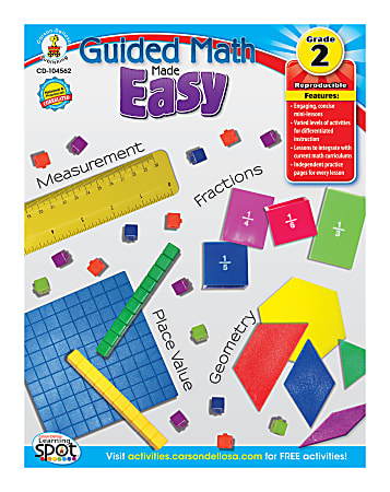 Carson-Dellosa Book Guided Math Made Easy Grade 2