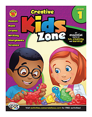 Brighter Child Creative Kids Zone Activity Book,, Grade 1