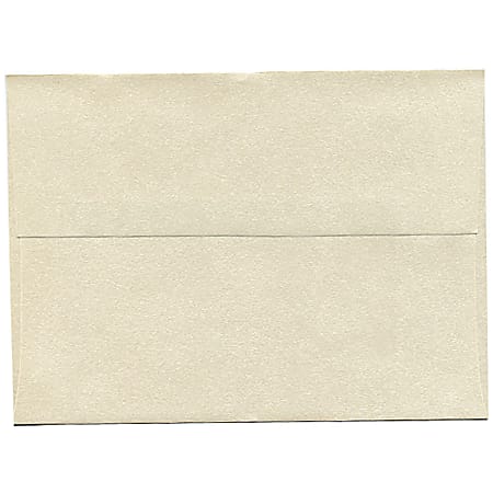 JAM Paper® Booklet Invitation Envelopes, A7, Gummed Seal, Stardream Metallic Opal, Pack Of 25