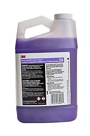 3M™ Flow Control 2A Heavy-Duty Multi-Surface Cleaner Concentrate, 64 Oz Bottle