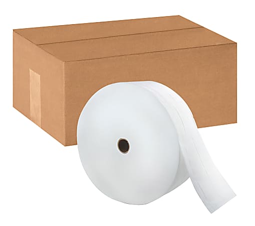 LoCor 2-Ply Jumbo Toilet Paper, 1200' Per Roll, Pack Of 12 Rolls
