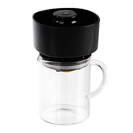 The London Sip 1.75-Cup VacOne® Air Brewer Coffeemaker, Clear/Black