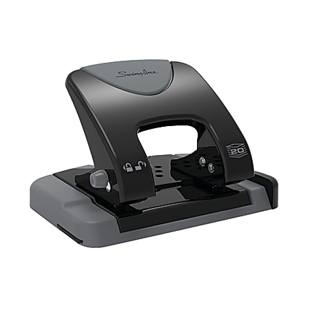 Swingline SmartTouch 2 Hole Low Force Punch 20 Sheet Capacity - Office Depot