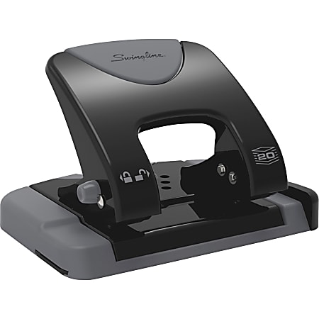 Swingline SmartTouch 2 Hole Low Force Punch 20 Sheet Capacity - Office Depot