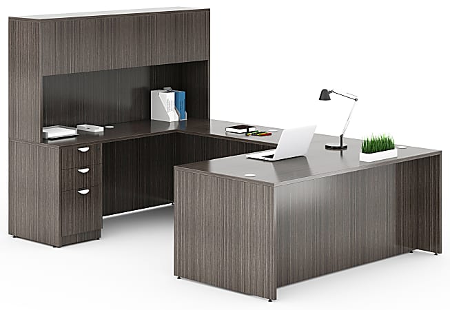 U shaped best sale desk office depot