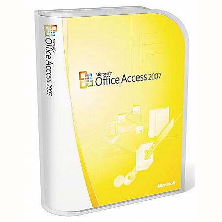 Microsoft® Access 2007, Full Version, Traditional Disc