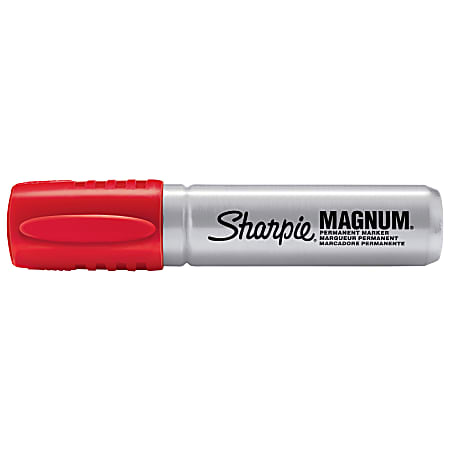 Sharpie Magnum Permanent Marker Red - Office Depot