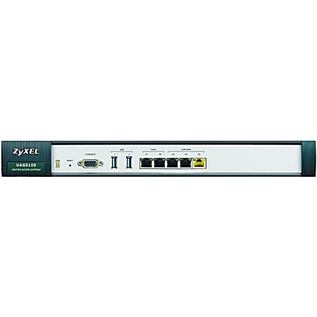 ZYXEL UAG5100 Unified Access Gateway - 5 Ports - 3 RJ-45 Port(s) - PoE Ports - Management Port - Gigabit Ethernet - Desktop - 2 Year