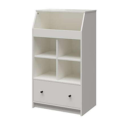 Ameriwood Home The Loft 24"W 1-Drawer Storage Tower, White