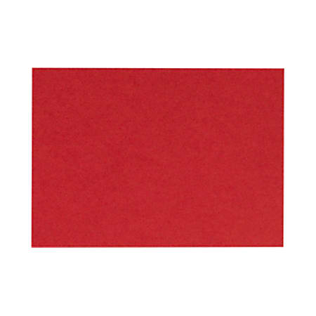 LUX Flat Cards, A2, 4 1/4" x 5 1/2", Ruby Red, Pack Of 50