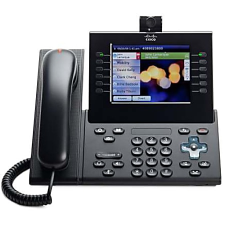 Cisco Slimline Handset for IP Phone, Charcoal, CP9971CLK9
