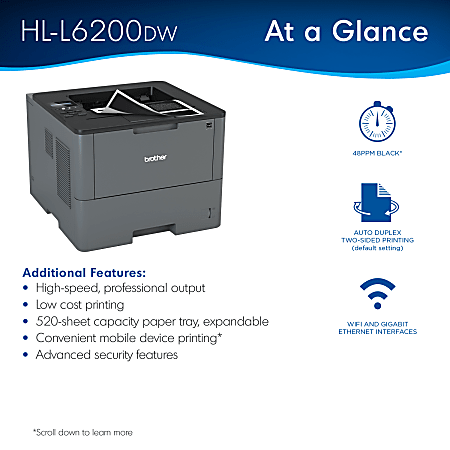 Hll6200dw top