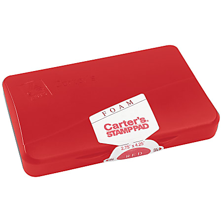 Avery® Carter's® Foam Stamp Pad, Red, Size 1