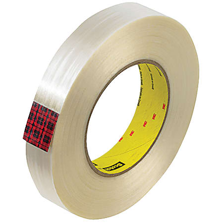 Scotch® 890MSR Strapping Tape, 3" Core, 1" x 60 Yd., Clear, Case Of 36