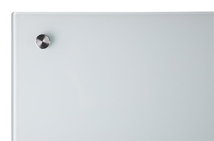 WorkPro Magnetic Glass Unframed Dry Erase Whiteboard 72 x 48 White ...